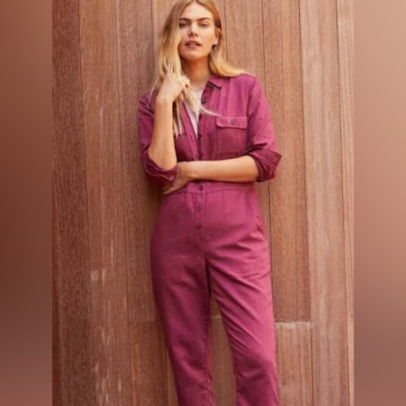 Outerknown black cherry S.E.A Long-Sleeve jumper jumpsuit Suit size medium new - Picture 3 of 4